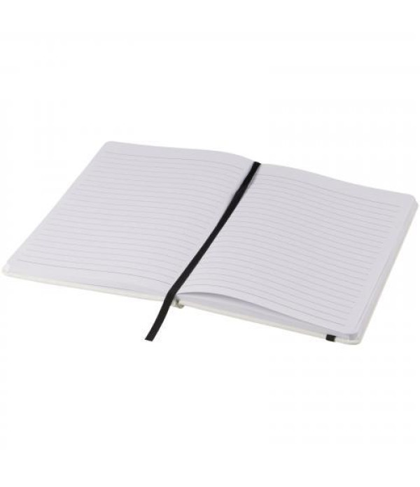 Personalized White Diary With Custom Name and Logo, Hardcover Notebook with Elastic Band Closure | Best Gift For Men & Women | Corporate Gift Set | Useful Gift Set For Personal & Office Use |Customized Diary