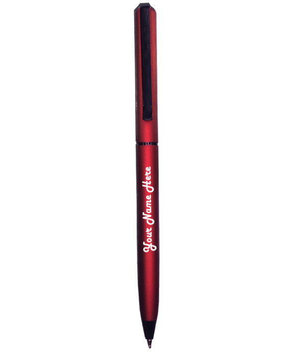 Love you Saint Maroon Slim Ball Pen with I Love You Gift Box and Bag .Excellent Gift | valentine day Best Gift | Premium Pen | Lover Best Gifting