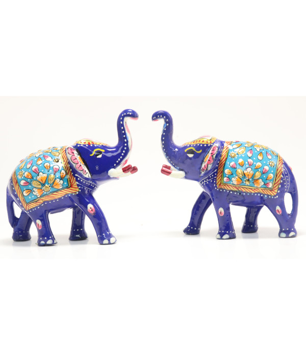 MARBEL ELEPHANT  WITH PAINTING ( L 10.00...