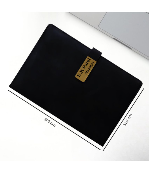 Personalized Black Diary With Name on Diary | Best Gift For Men & Women | Corporate Gift Set | Useful Gift Set For Personal & Office Use |Customized Diary