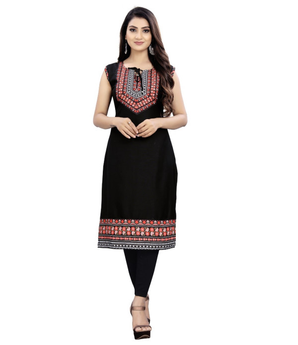 WOMEN'S KURTI BLACK