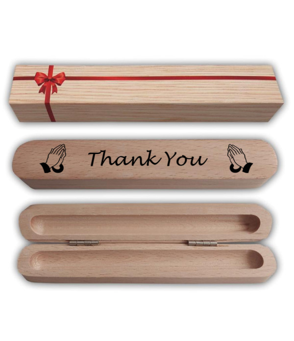 KlowAge Wooden Thank You Gift Box 