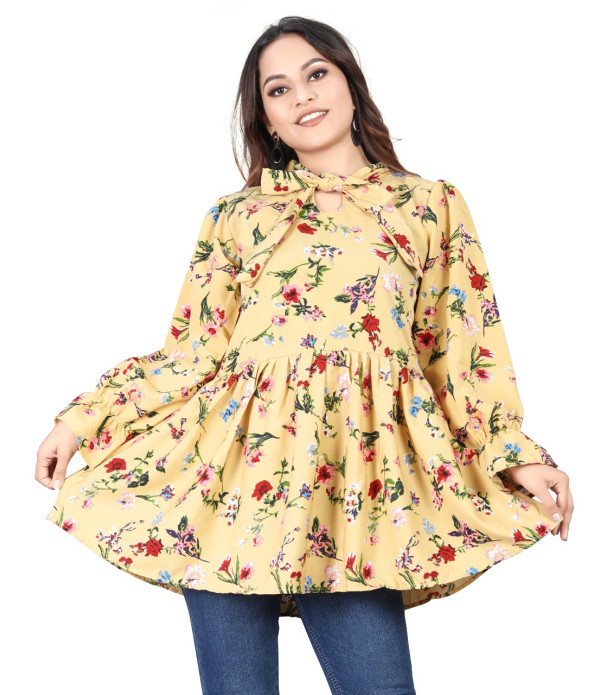 WOMEN'S Trendy Latest women Gold flowers...