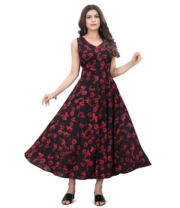 WOMEN'S Black Maxi Gown