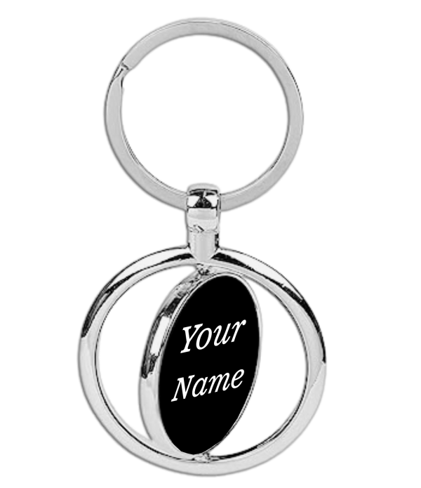 Best Personalized Pen and Keychain Gift Set, Silver and Gold Accent, Premium Gift Box