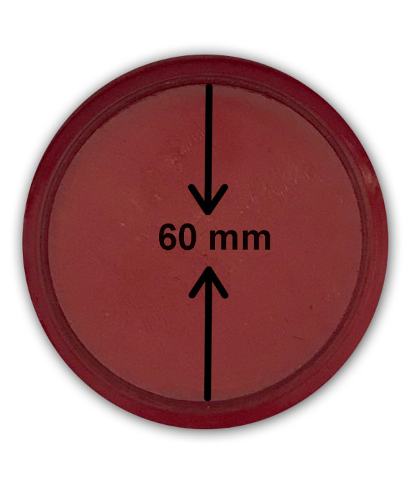 Plastic Coin Capsule Holders Round Display case Box coin capsule holder (60-Gram + Size 60 mm)