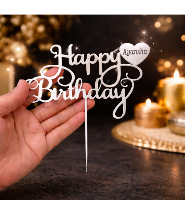 Customized Birthday Cake Tag Cake Topper with Name Customized Birthday Cake Tag Cake Topper with Name