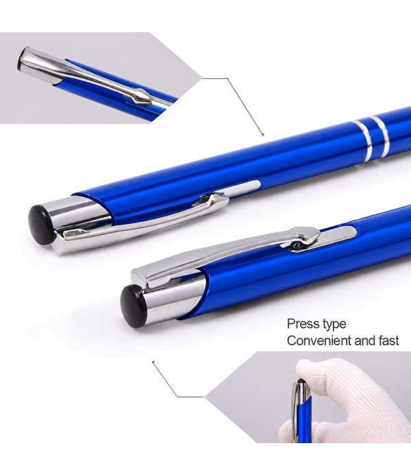 A Personalized Blue Metal Ballpoint Pen with Custom Name/Logo Engraving, Customized For Men And Women | Doctor Birthday| Weddings | Corporate gift| Employee Gifting A Personalized Blue Metal Ballpoint Pen with Custom Name/Logo Engraving, Customized For Men And Women | Doctor Birthday| Weddings | Corporate gift| Employee Gifting