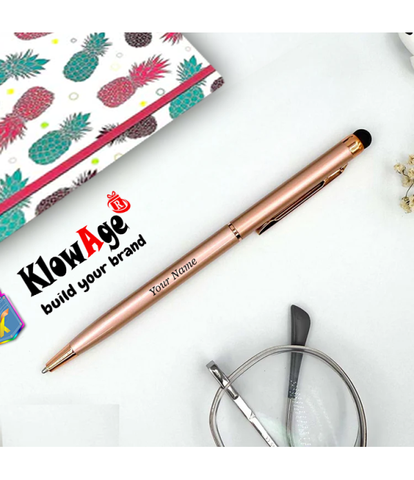 A Personalized Slim Metal Ballpoint Pen,...
