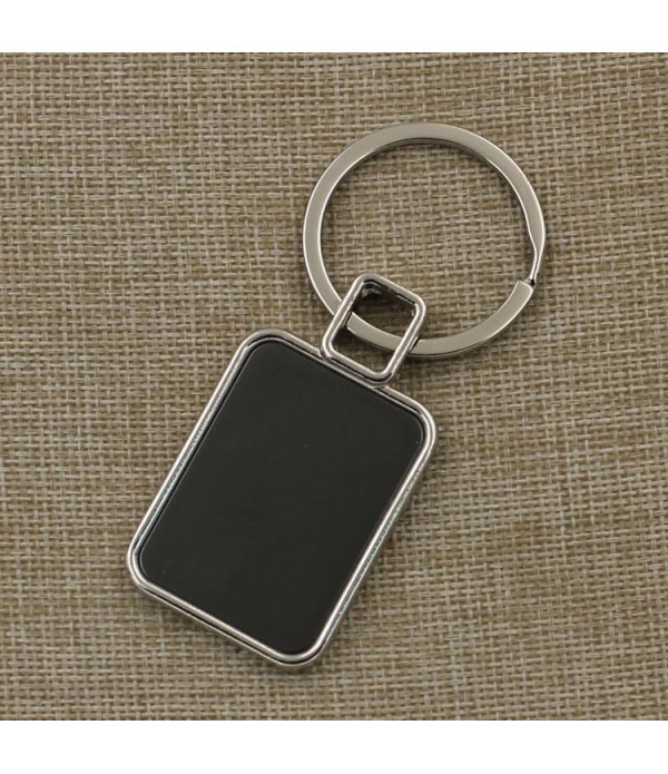 Premium Metal Keychain for Bikes, Sleek Black Design, Durable Ring Holder use for Hotel & Room Number, For Apartments