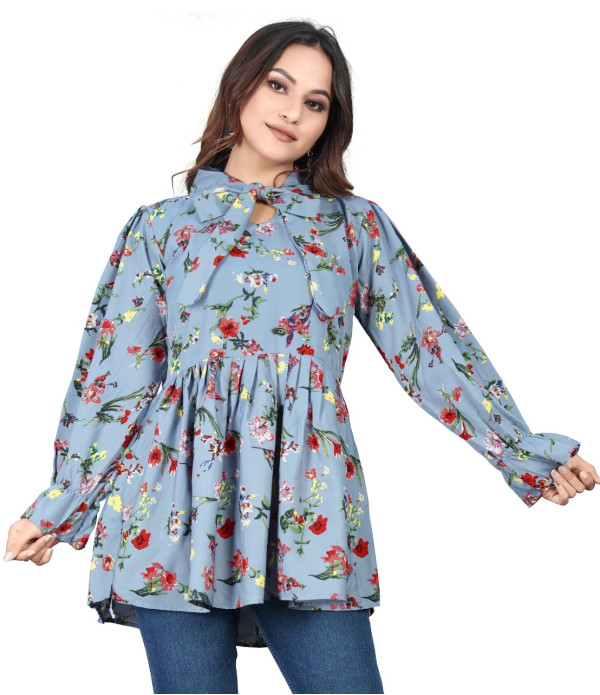WOMEN'S Trendy Latest women Light Blue f...