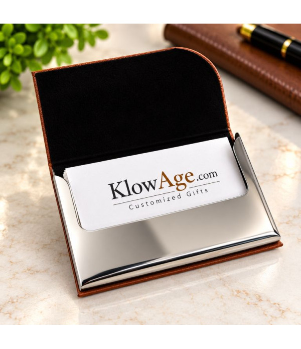 Card Holder with Name & Logo Engraving Card Holder with Name & Logo Engraving