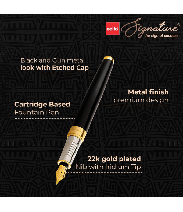 Signature Cello Herirage Fountain Pen