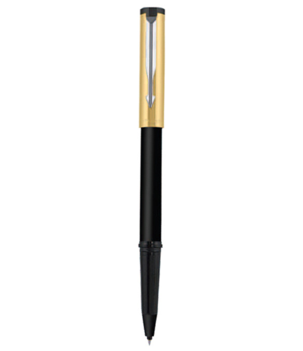 PARKER BETA PREMIUM GOLD ROLLER BALL PEN WITH STAINLESS STEEL TRIM PARKER BETA PREMIUM GOLD ROLLER BALL PEN WITH STAINLESS STEEL TRIM