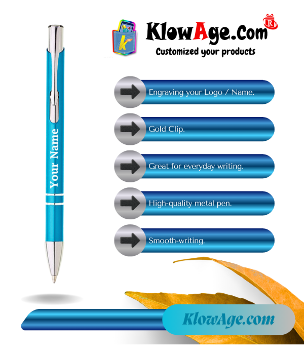 Personalized Blue Ball Pen with Wooden Gift Box, I Love You Babu Message, Romantic Couple Present Personalized Blue Ball Pen with Wooden Gift Box, I Love You Babu Message, Romantic Couple Present