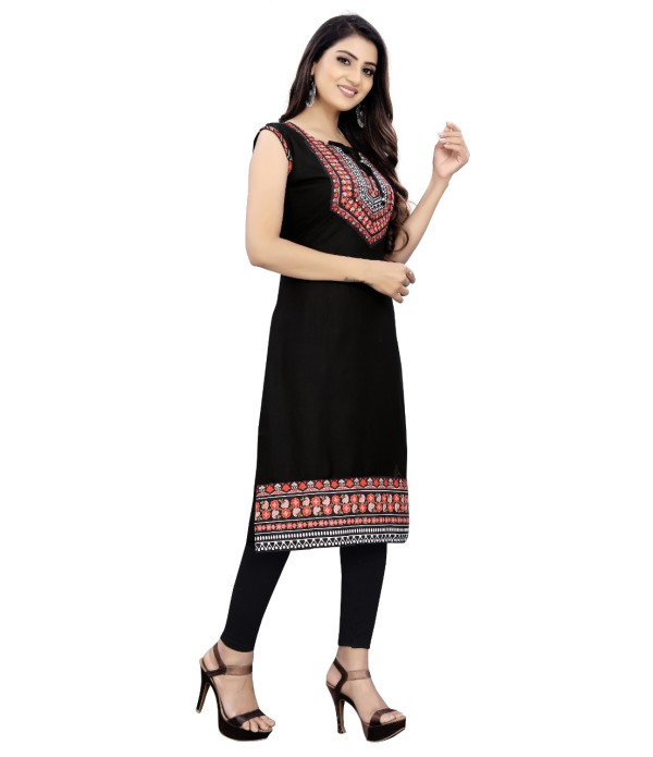 WOMEN'S KURTI BLACK
