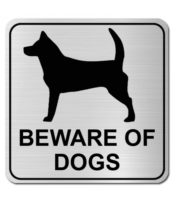 KlowAge Beware of Dogs Self-Adhesive Sil...
