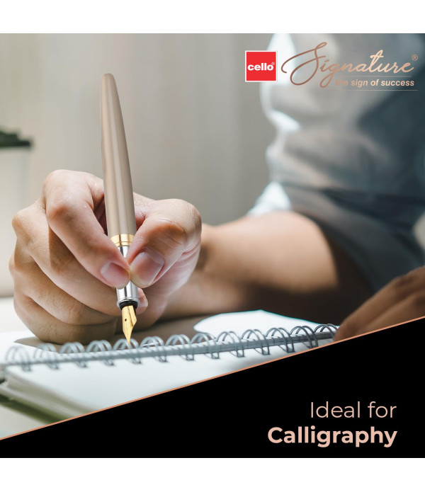 Signature Cello Crème Ivory Fountain Pen Signature Cello Crème Ivory Fountain Pen
