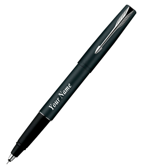 PARKER FRONTIER MATTE BLACK ROLLER BALL ...