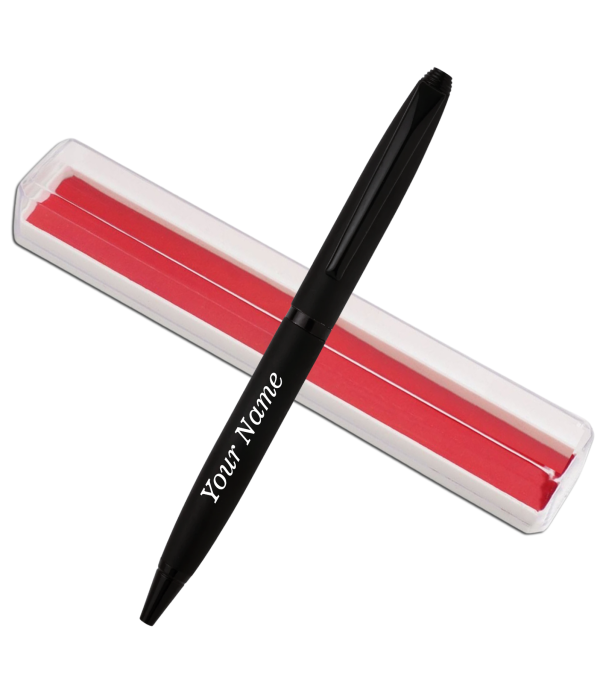  A  You Name Premium Black Ballpoint Pen...