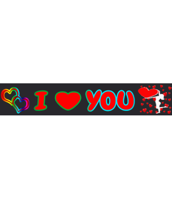 KlowAge Saint Stainless Steel Gold Trim Ball Pen with attractive I Love You Gift Card & Gift Box