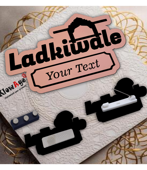 Ladkiwale Personalized Wedding Brooch Na... Ladkiwale Personalized Wedding Brooch Na...