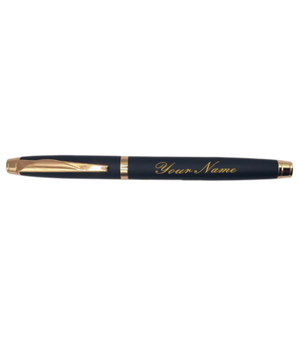 A Personalized Executive Pen with Custom Name / Logo Engraving, Black and Gold, Gold  Customized For Men And Women | Doctor Birthday| Weddings | Corporate gift| Employee Gifting