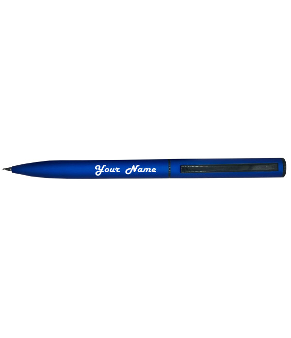 KlowAge Engraved Your Name on Pen Personalized Pen Saint Navy Blue Ball Pen with Gift Bag Customized For Men and Women | Teachers | Weddings | Corporate | Employee Gifting