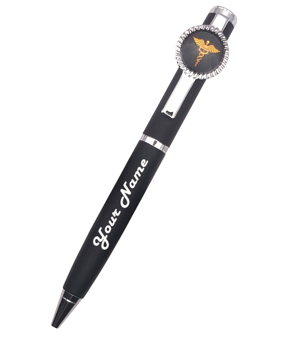 Best KlowAge Saint Doctor Logo Pen And Keychain Gift Set Box With Custom Name Engraving,Excellent Gift|Birthday Gifting|Corporate Gifts|Print Name On Pen