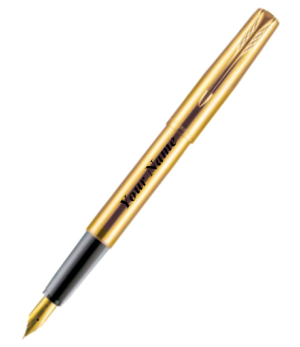PARKER FRONTIER GOLD FOUNTAIN PEN