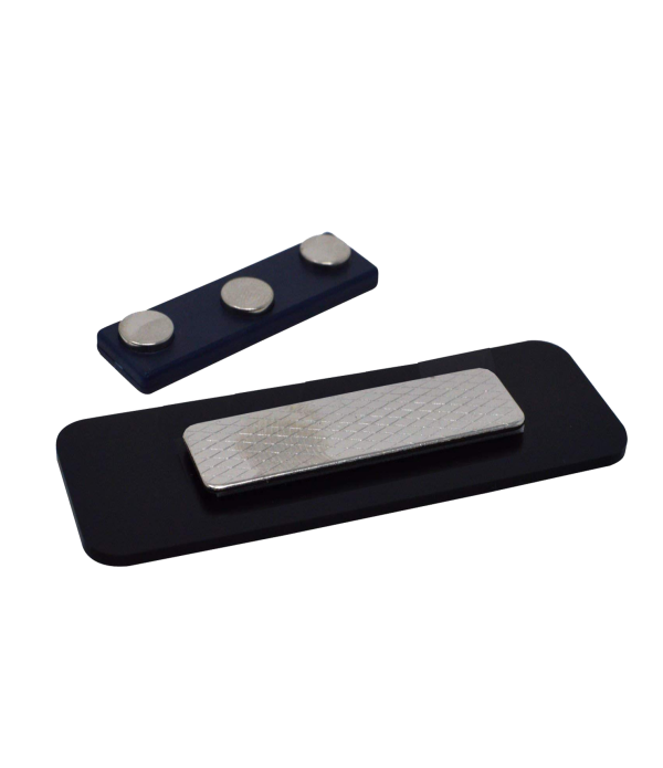 Personalised Name Badge with Pin, Rose Gold Colour, Custom Engraved Tag for Office and Events