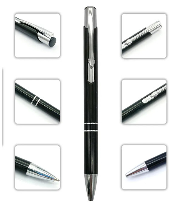 A Personalized Black Metal Ballpoint Pen with Custom Name/Logo Engraving, Gold  Customized For Men And Women | Doctor Birthday| Weddings | Corporate gift| Employee Gifting