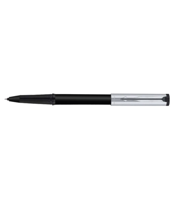 PARKER BETA PREMIUM SILVER ROLLER BALL PEN WITH STAINLESS STEEL TRIM