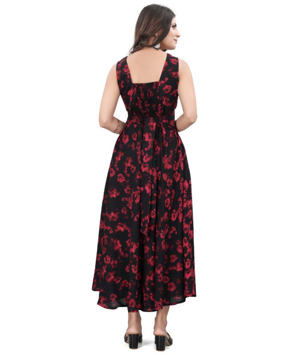 WOMEN'S Black Maxi Gown