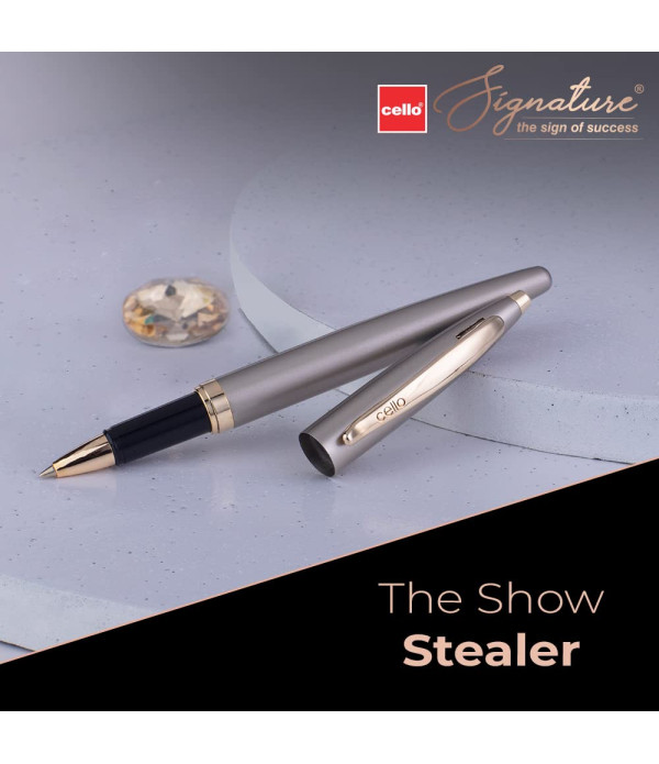 Signature Cello Crème Ivory Roller Ball Pen Signature Cello Crème Ivory Roller Ball Pen