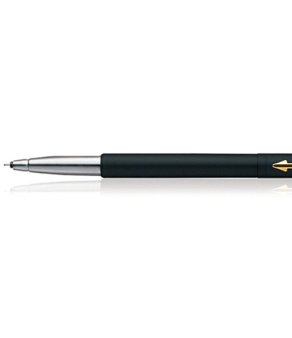 PARKER VECTOR MATTE BLACK ROLLER BALL PEN WITH GOLD TRIM PARKER VECTOR MATTE BLACK ROLLER BALL PEN WITH GOLD TRIM