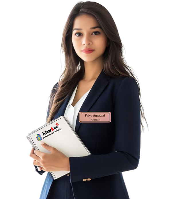 Personalised Name Badge with Pin, Rose Gold Colour, Custom Engraved Tag for Office and Events