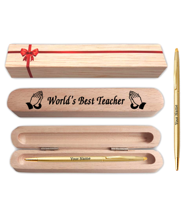 Personalized Gold Ball Pen with World's ...