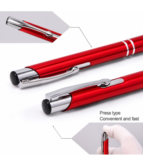 A Personalized Red Metal Ballpoint Pen with Custom Name/Logo Engraving, Customized For Men And Women | Doctor Birthday| Weddings | Corporate gift| Employee Gifting A Personalized Red Metal Ballpoint Pen with Custom Name/Logo Engraving, Customized For Men And Women | Doctor Birthday| Weddings | Corporate gift| Employee Gifting