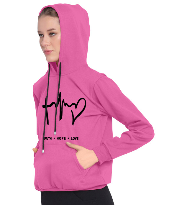 WOMEN'S Trendy Latest Girl's Pink Hoodies T-shirt design top under 500