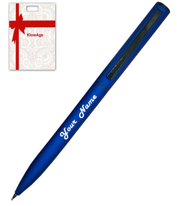 Saint Navy Blue Ball Pen with Engraving Name on Pen and Welcome gift Box and Bag .Excellent Gift | examination Best Gift | Premium Pen | student Gifting|Name on Pen
