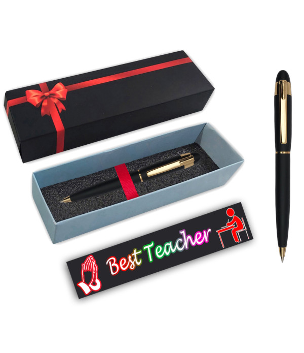KlowAge Saint Matte Black Gold Trim Ball...