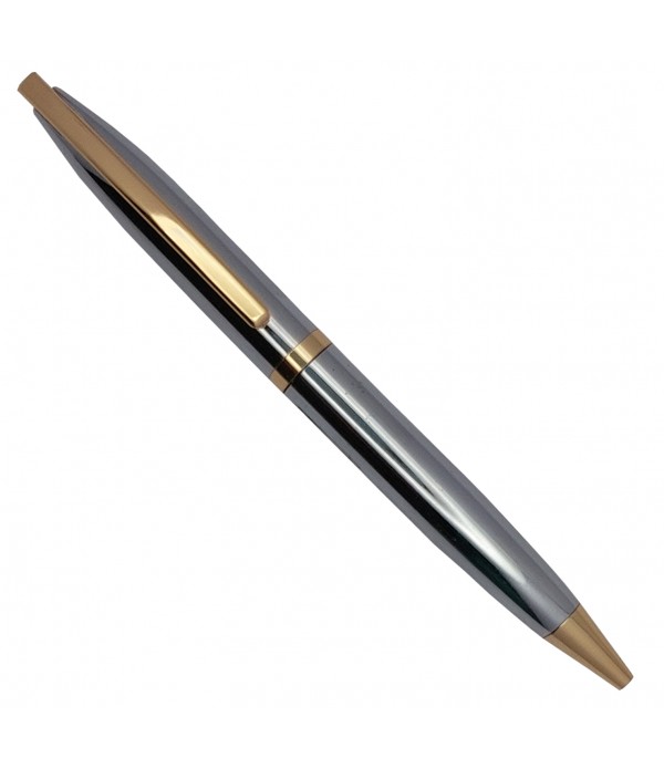 KlowAge Saint Stainless Steel Gold Trim Ball Pen with attractive I Love You Gift Box