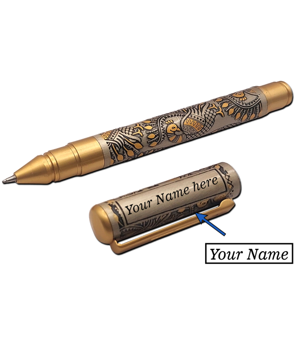  A Personalized Engraved Pen with Peacoc...