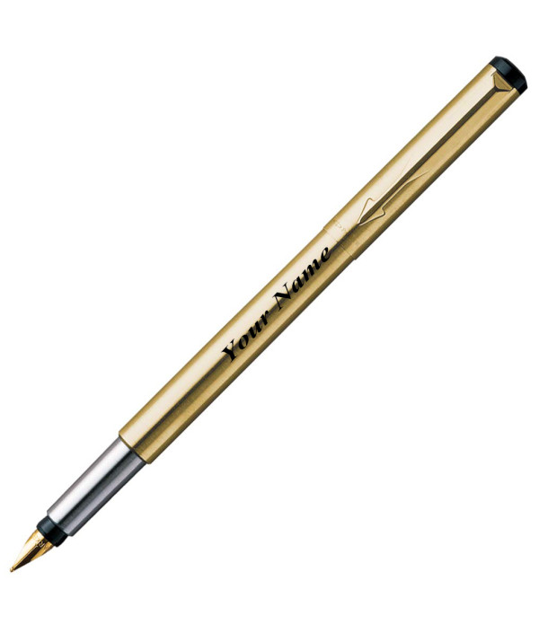 PARKER VECTOR GOLD FOUNTAIN PEN WITH GOL...