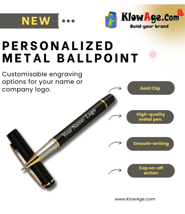 Best Luxury Pen and Keychain Gift Set, Pen with Stylus, Personalized Keychain with Message/Logo