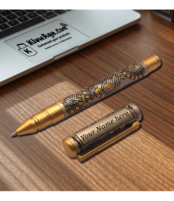  A Personalized Engraved Pen with Peacoc...
