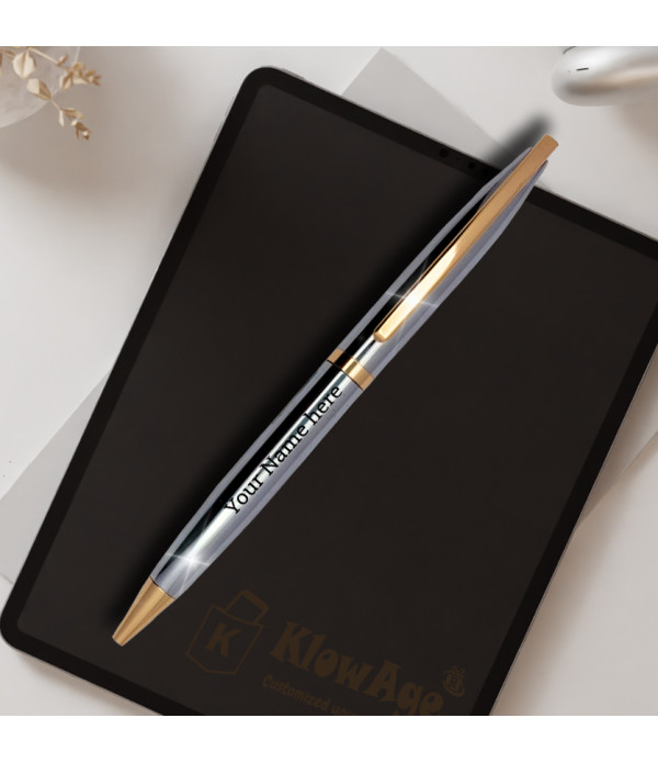 A KlowAge Saint Stainless Steel Gold Tri...