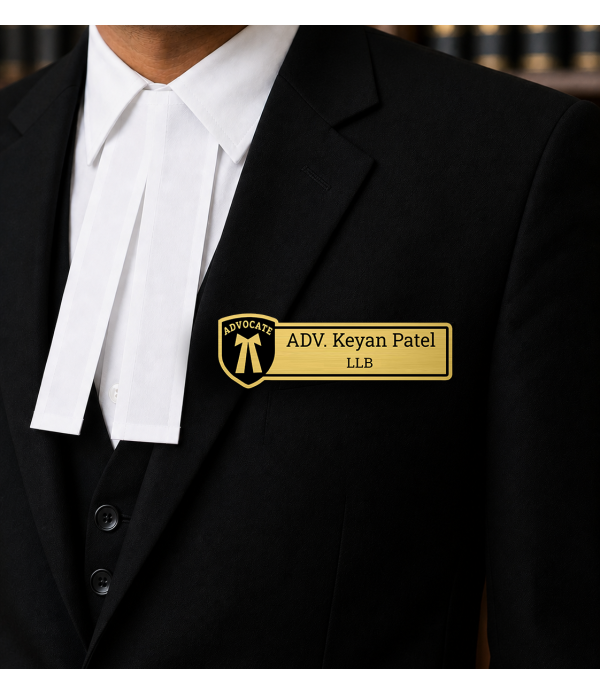 Best Customised Acrylic Doctor Advocate or Dental Logo Name Badge, Personalised Name and Degree Name Tag Badges–Personalized Identification