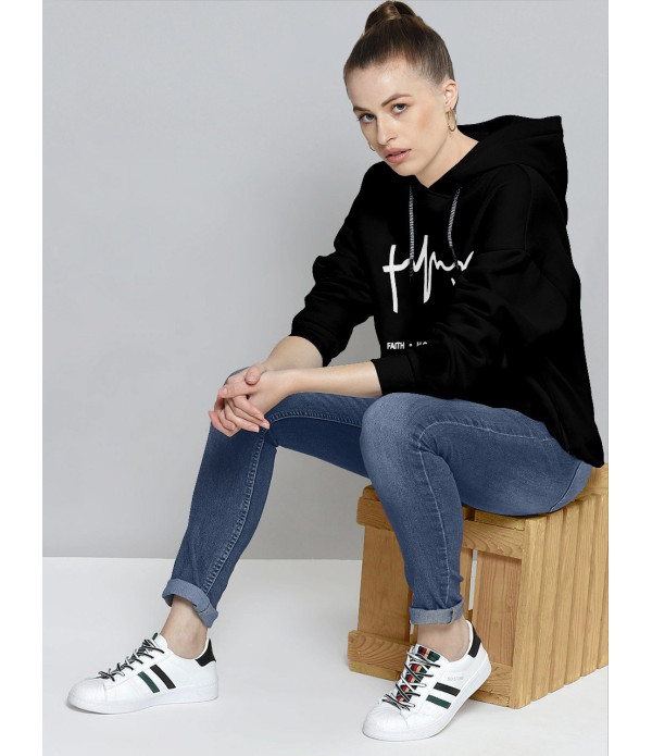 WOMEN'S Trendy Latest Girl's Black Hoodies T-shirt design top under 500